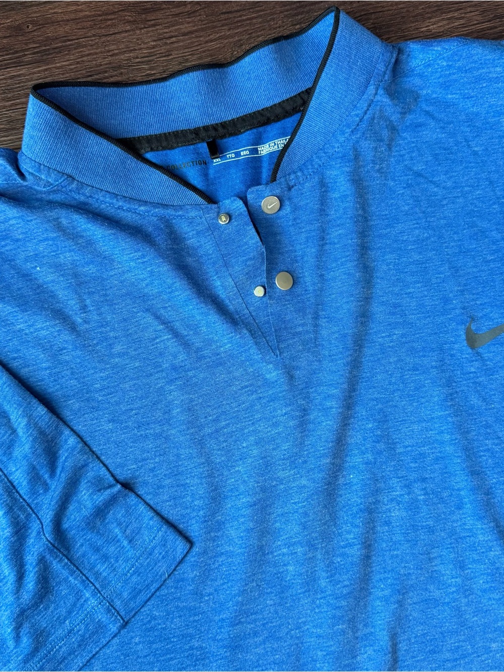 Nike Tiger Woods Velocity Max Blade Polo 726187 480 Heather Royal Blue 2XL Golf